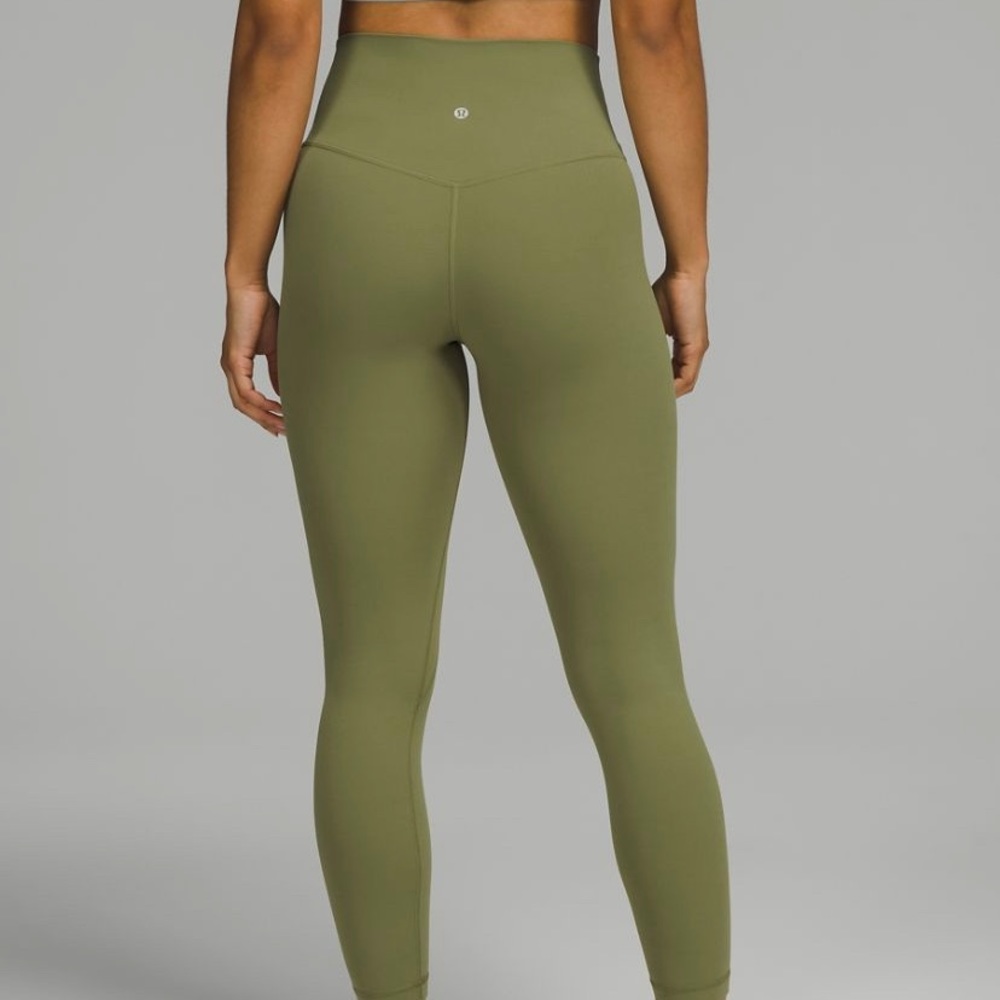 lululemon align 28” Bronze Green
